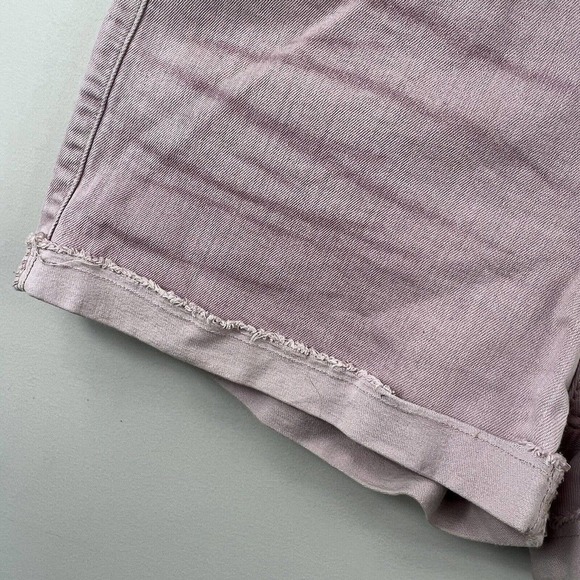 Levis 501 Mauve Pink Jean Denim Shorts Size 12 Frayed Hem - Picture 5 of 14